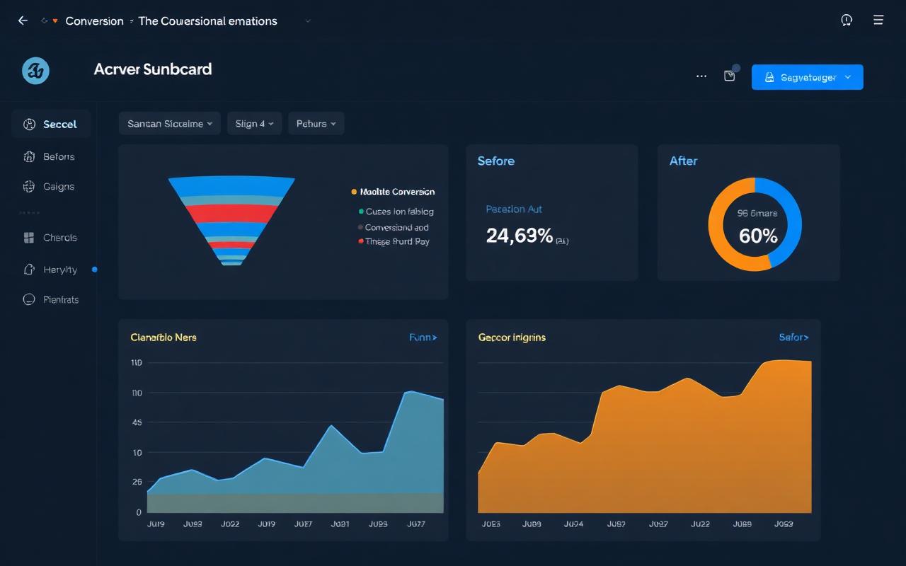 Conversion rate optimization dashboard